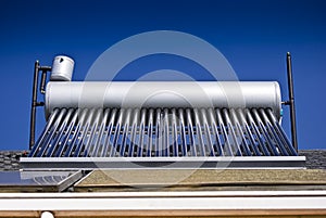 Solar Water Heater - Evacuated Glass Tubes photo