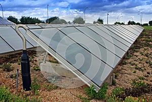 Solar Water Heating Station