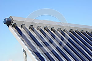 Solar water heating SWH systems use solar panels, called collectors, fitted to your roof. Solar thermal collector