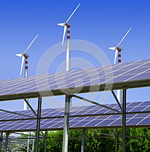 Solar and wind energy