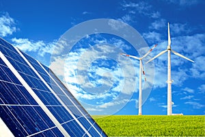 Solar and wind energy