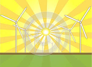 Solar Wind Mills