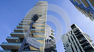 Solaria tower, Milan, Porta Nuova skyscraper residences, Italy photo