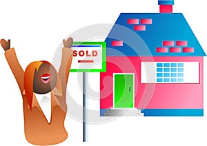 Sold sign
