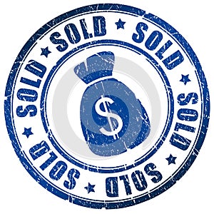 Sold stamp