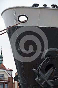 Soldek boat in the old port in gdansk