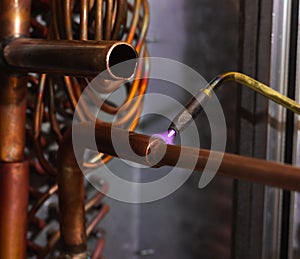 soldering copper pipe gas burner