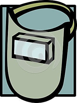 welding mask vector illustration