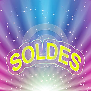 Soldes abstract background