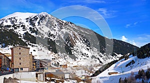 Soldeu ski resort in Andorra at Grandvalira