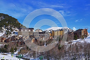 Soldeu ski village in Andorra Grandvalira