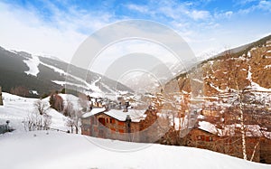 Soldeu ski village in Andorra photo