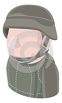 Soldier Avatar People Icon