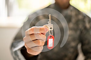 Soldier Buying Apartment. Ownership And Relocation