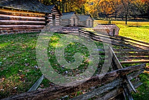 Soldier Camp Valley Forge Pennsylvania