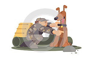 Soldier Canine Companionship photo