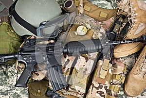 Soldier equipment of NATO forces
