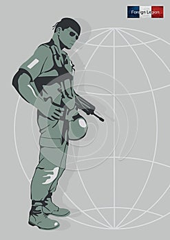 soldier of the Foreign Legion.