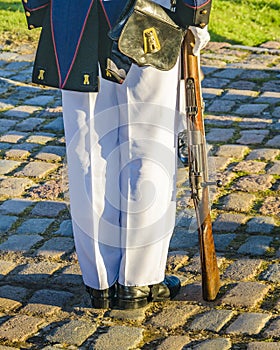 Soldier Guard, Oribe Marine Museum, Montevideo, Uruguay photo