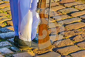 Soldier Guard, Oribe Marine Museum, Montevideo, Uruguay photo