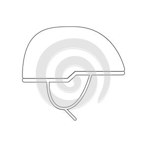 Soldier helmet icon. Element of Army for mobile concept and web apps icon. Outline, thin line icon for website design and