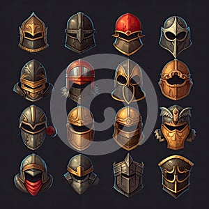 soldier helmet medieval ai generated