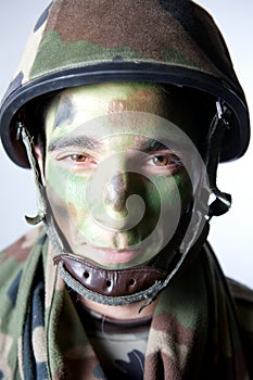 Soldier make up