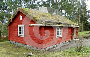 Soldier\'s Cottage, Skansen, Djurgarden Island, Stockholm, Sweden