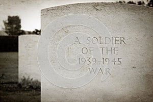 Soldier's grave