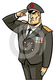 Soldier salute