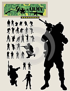 Soldier Silhouettes