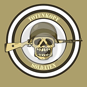 Soldier Skeleton Illustration