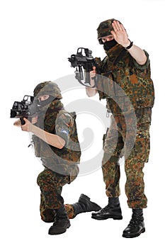 Soldiers of the Bundeswehr.
