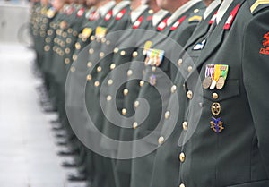 Soldiers at a Ceremony