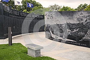 Soldiers field military veterans memorial patriotism