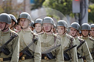 Soldiers in the form of the second world war