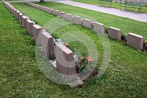 Soldiers' graves photo