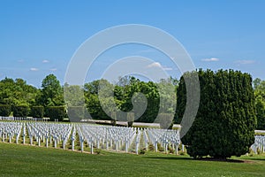 Soldiers graves from WW1 in Douaumont