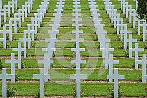 Soldiers graves from WW1 in Douaumont