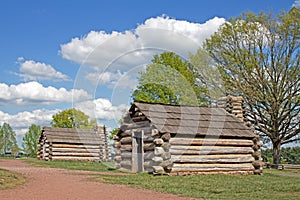 Soldiers Huts at Valley Forge