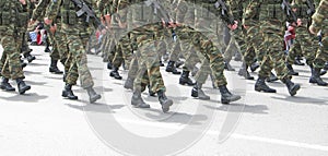 Soldiers Marching photo