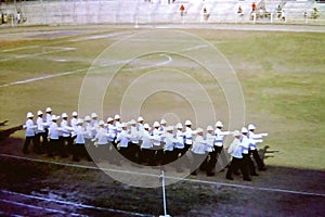 Soldiers of the newly formed Ghana Regiment on parade on Independence Day in Accra, Ghana, March 1959