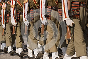 Soldiers on Parade