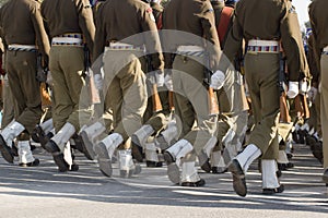 Soldiers on Parade