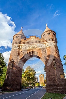 Soldiers and Sailors Memorial Arch in Hartford.