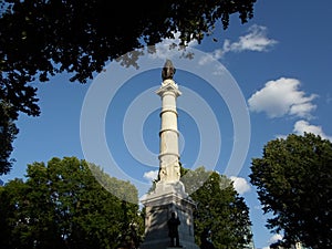 Soldiers` and Sailors` Monument, Boston Common, Boston, Massachusetts, USA