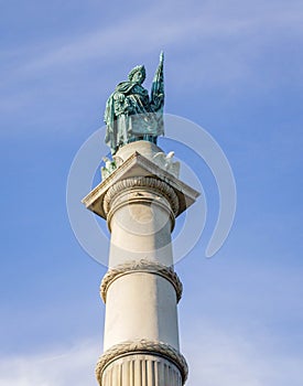 Soldiers and sailors monument in Boston commons