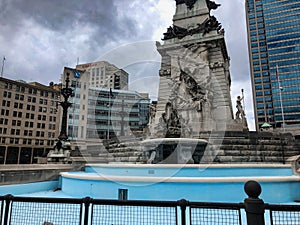 Soldiers and Sailors Monument in downtown Indianapolis