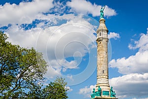 The Soldiers & Sailors Monument in East Rock, New Haven, Connecticut