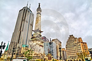 Soldiers and Sailors Monument in Indianapolis - Indiana, United States